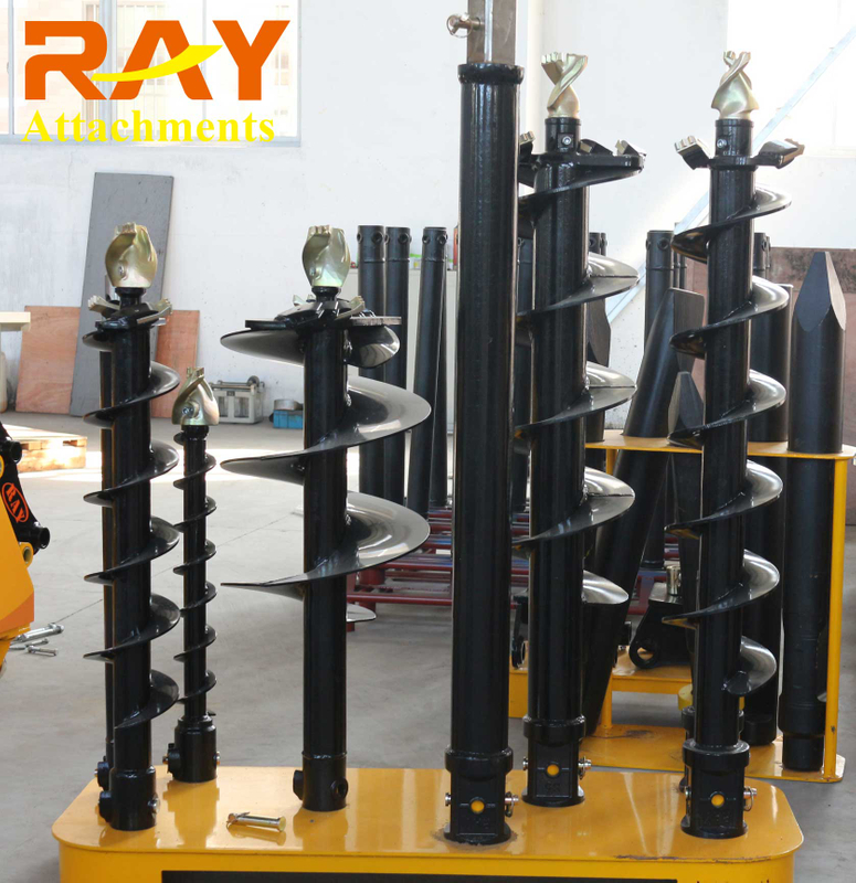 REA3500 Excavator Earth Auger Hole Digger Machine for 2.5-4.5T Excavator