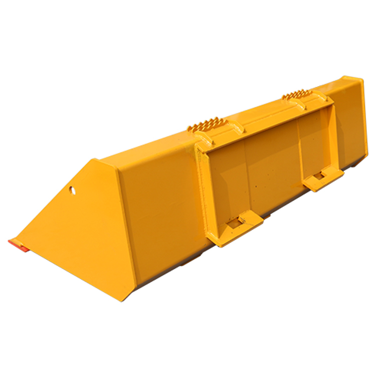 OEM 72 84 Inches Light Material Skid Steer Loader Large Small Plated Snow Buckets for Sale