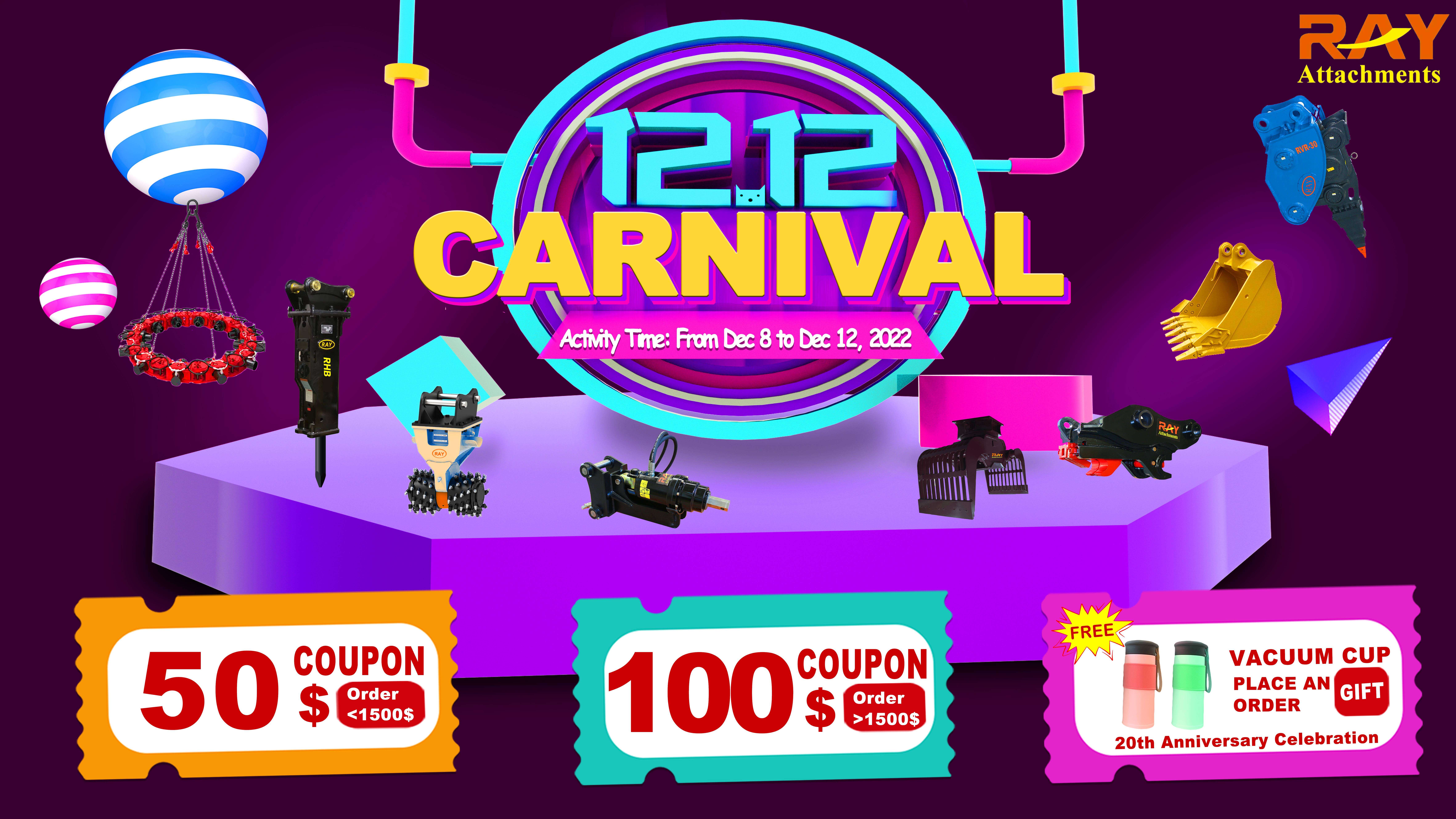 MAKE ORDER TO WIN RAYMOND’S 12/12 CARNIVAL PROMOTION ACTIVITIES