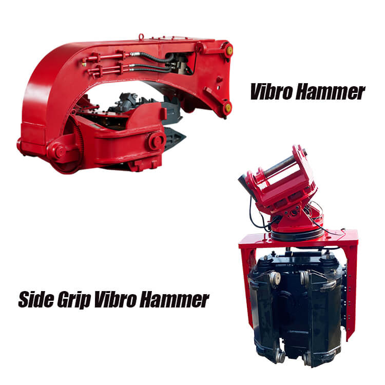 SV-300 Side Grip Vibro Sheet Pile Vibro Hammer for 32-40 Ton Excavator