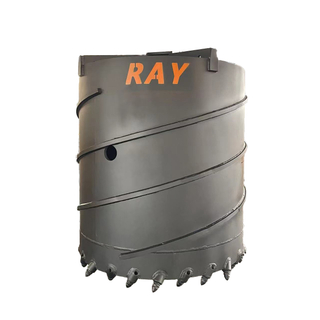 D80 Rock Tube Drill Bucket Max Depth Auger Bucket with Rock Teeth