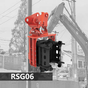 RSG06 Side Grip Vibro Sheet Pile Vibro Hammer Excavator Mounted Hydraulic Piling Hammers