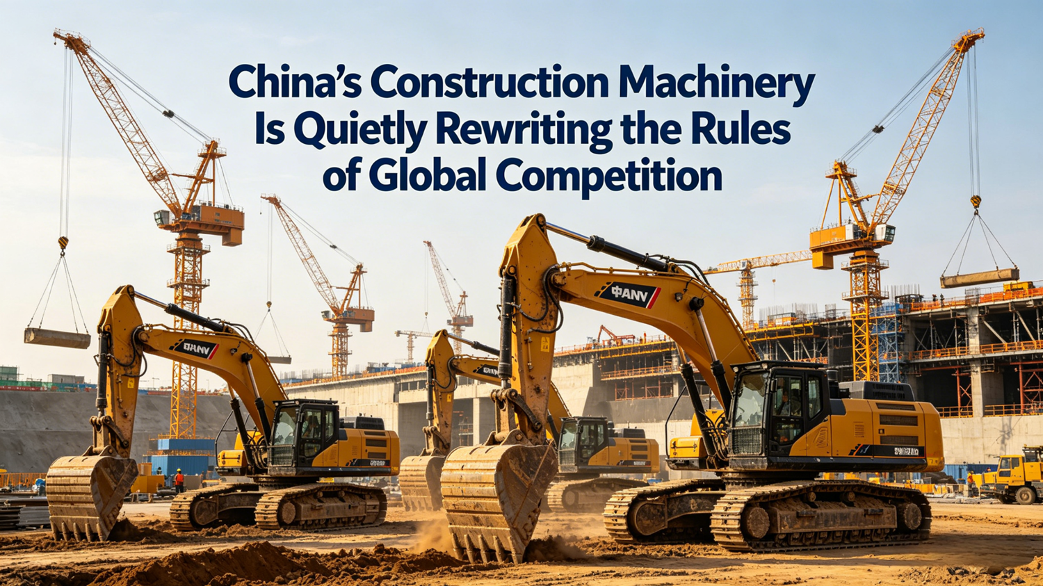 China's Construction Machinery Is Quietly Rewriting the Rules of Global Competition