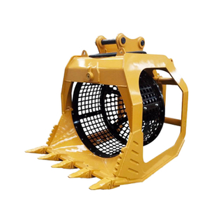 Excavator 360 Degree Rotary Screen Bucket for Screening Sand Stone 