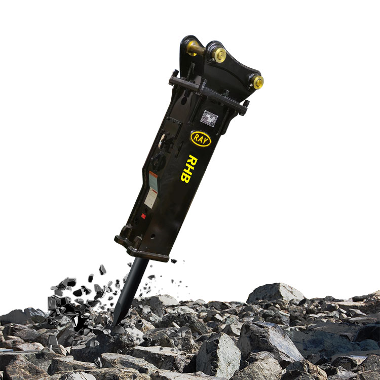 Mini excavator with iackhammer RHB40