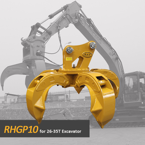 Excavator Steel Scrap Grab Orange Peel Grapple RHGP-10 for Sale