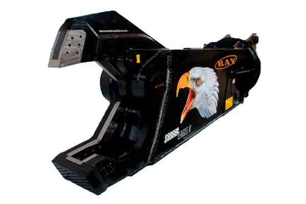 SH410R hydrualic eagle shear for processing steel in scrap