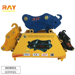 hydraulic quick release coupling for excavator attachments