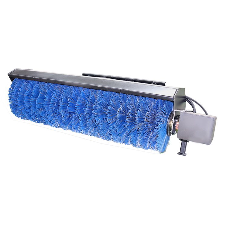 Community Power Hydraulic Snow Cleaning Machine Skid Steer Loader Snow Sweeper Rotary Broom for Snow Removal