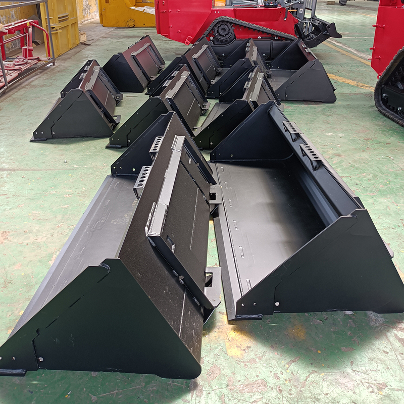Factory 66 72 84 Inches Skid Steer Loader Attachments Standard Bucket in Stock