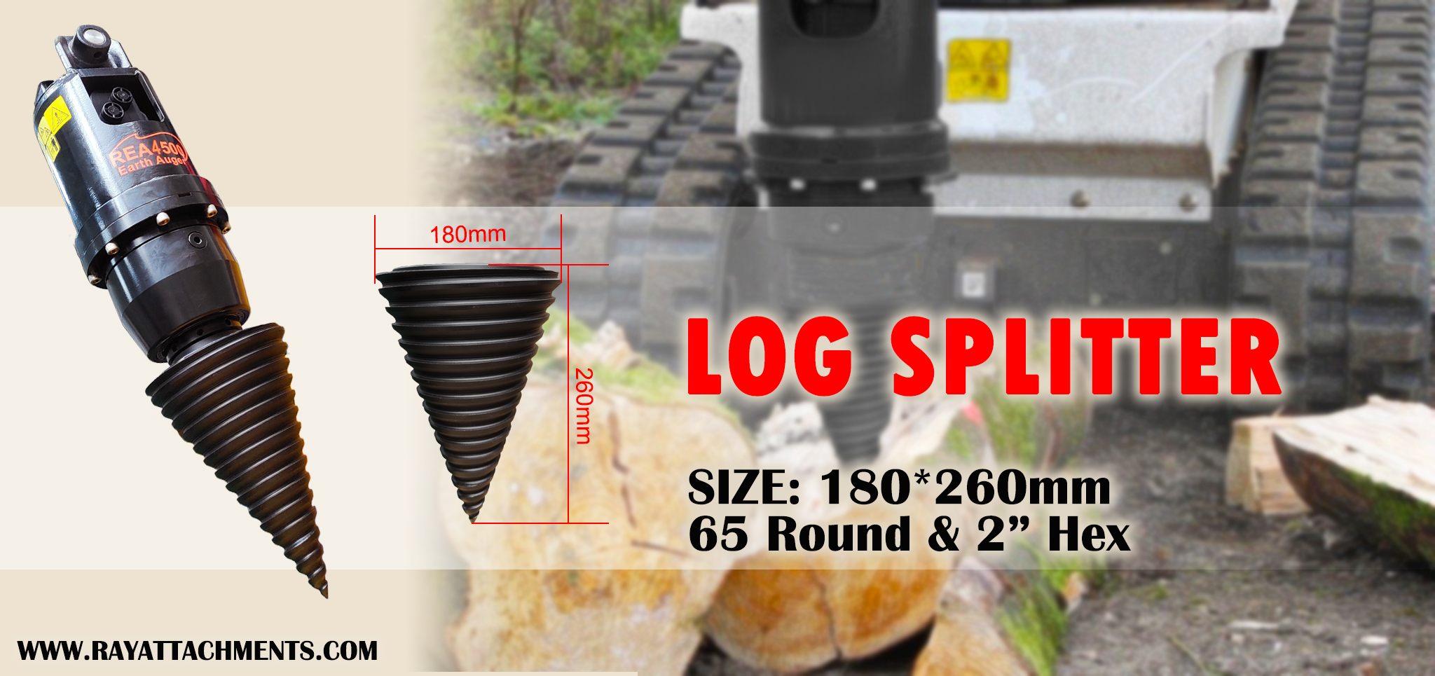 Log Splitter RLS-180