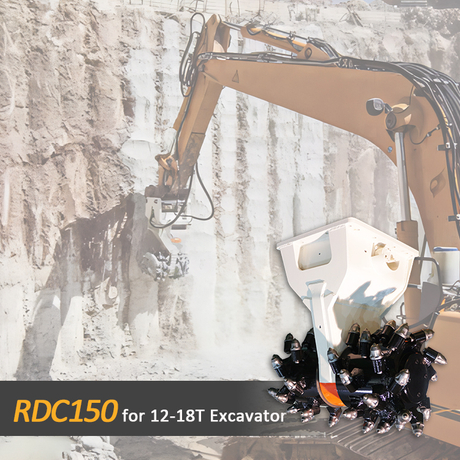 RDC150 Drum Cutter Attachment for Excavator