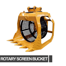 Excavator 360 Degree Rotary Screen Bucket for Screening Sand Stone 