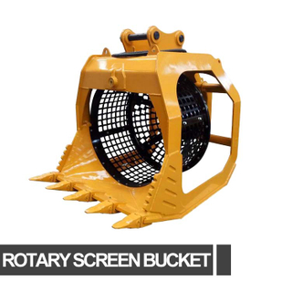 Excavator 360 Degree Rotary Screen Bucket for Screening Sand Stone 