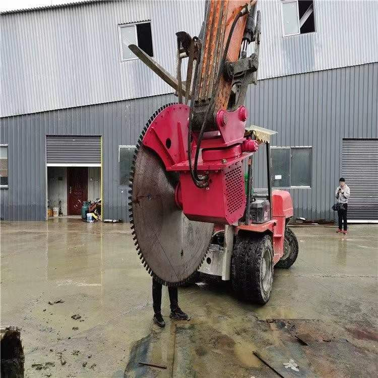 Granite Saw Cutter Hydraulic Excavator Rock Saw Attachment for Cutting Rocks