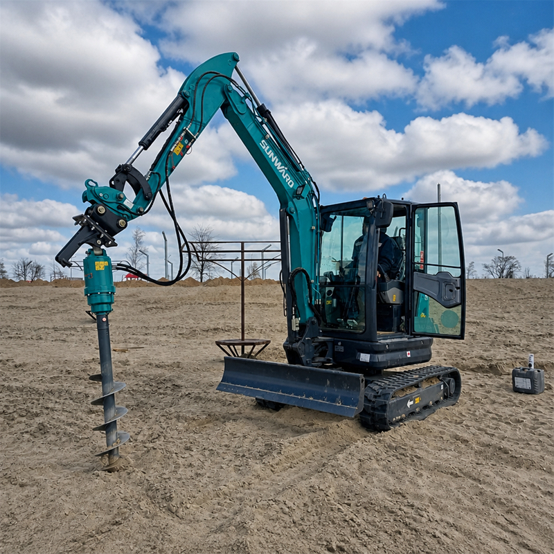 Mini Excavator Hydraulic Auger Drive for Sale