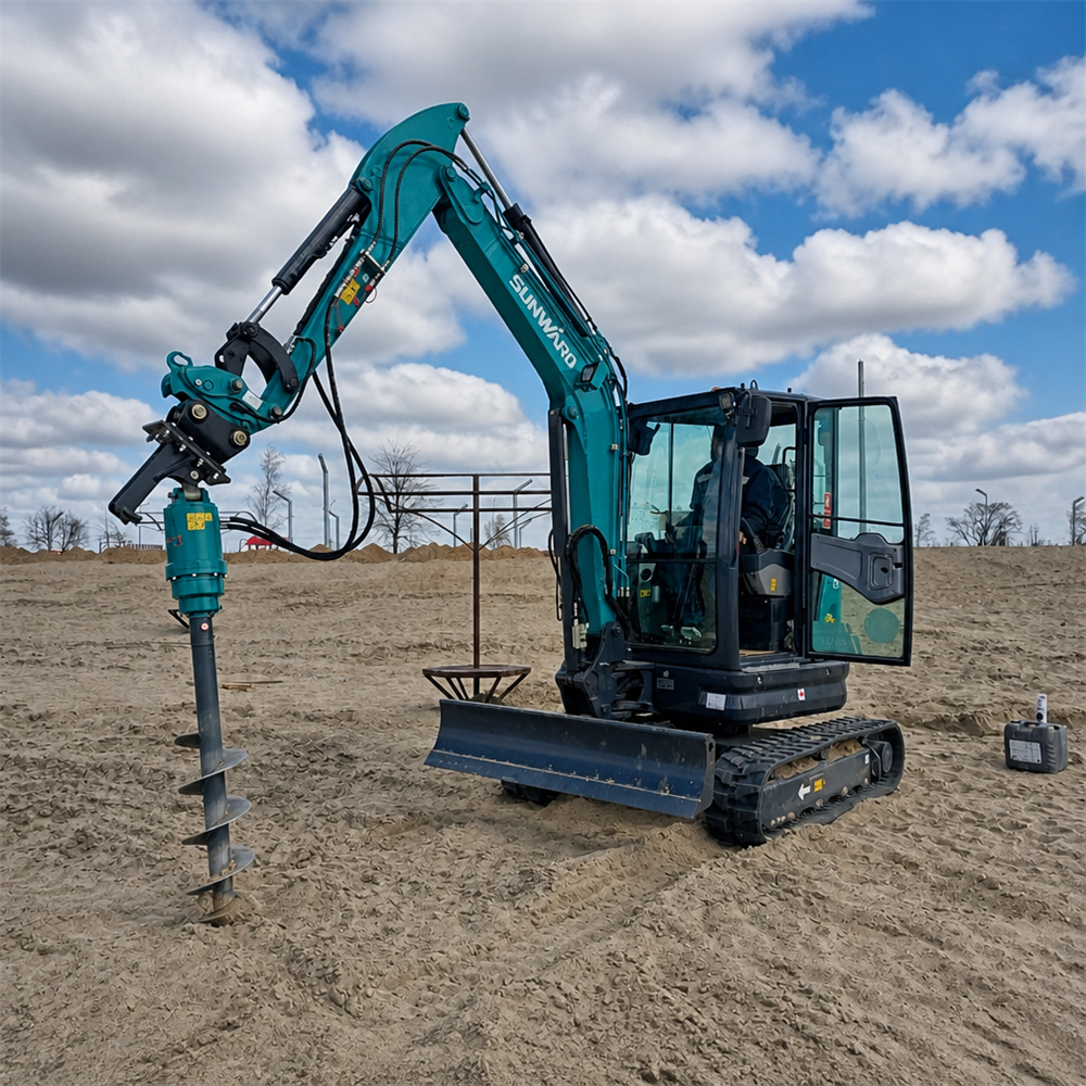 Mini Excavator Hydraulic Auger Drive for Sale