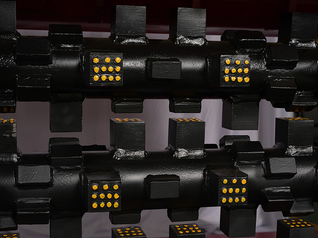 Tungsten Carbide-Embedded Roller Wear Blocks