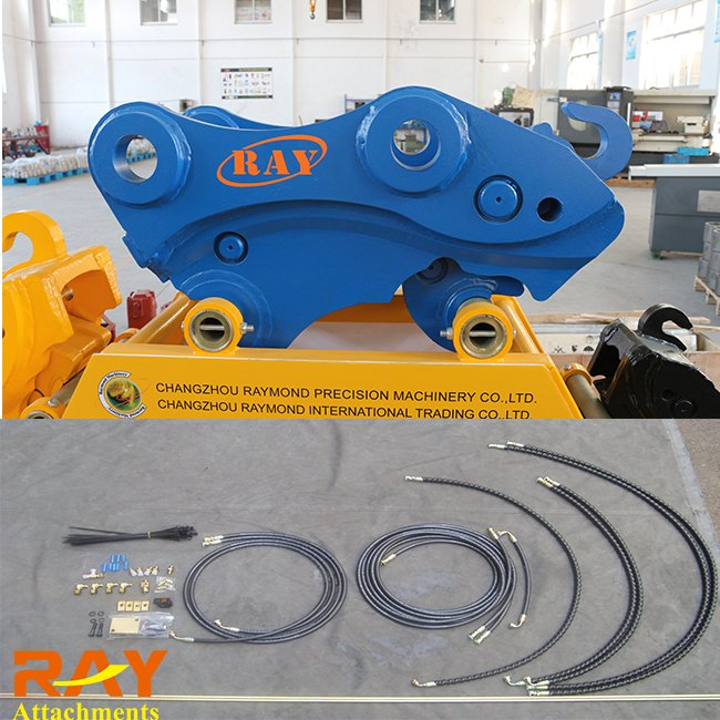RAY Quick Hitch Couplers WITH Excavator Hydraulic Quick Hitch