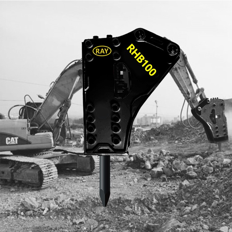 RHB100 Breaking Hammer,hydraulic Jack Hammer Breaker for Excavator - RAY  Attachments