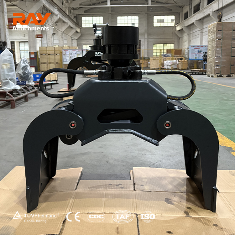 1-2.5T Excavator Sorting Grab Metal Scrap Hydraulic Stone Rotating Demolition Grapple RCG-mini