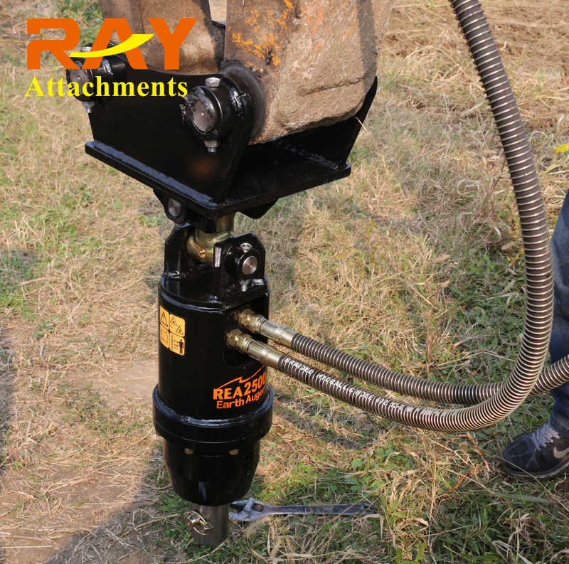REA5500 Earth Auger Post Hole Digger Auger for 5-7T Excavator