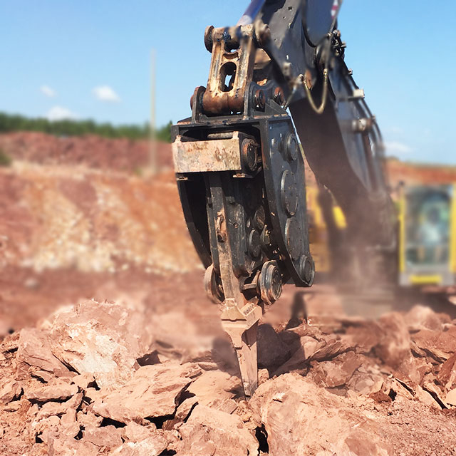 Excavator Vibro Ripper 