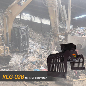 4-6T Excavator Demolition Grapple RCG-02B for Sale