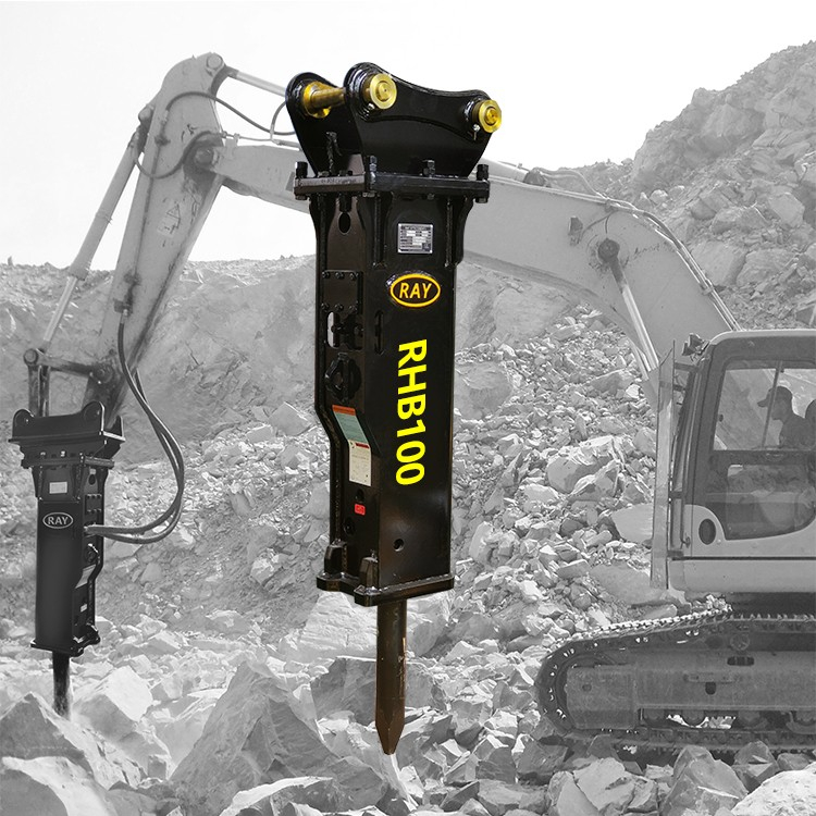 RHB100 Breaking Hammer,hydraulic Jack Hammer Breaker for Excavator - RAY  Attachments