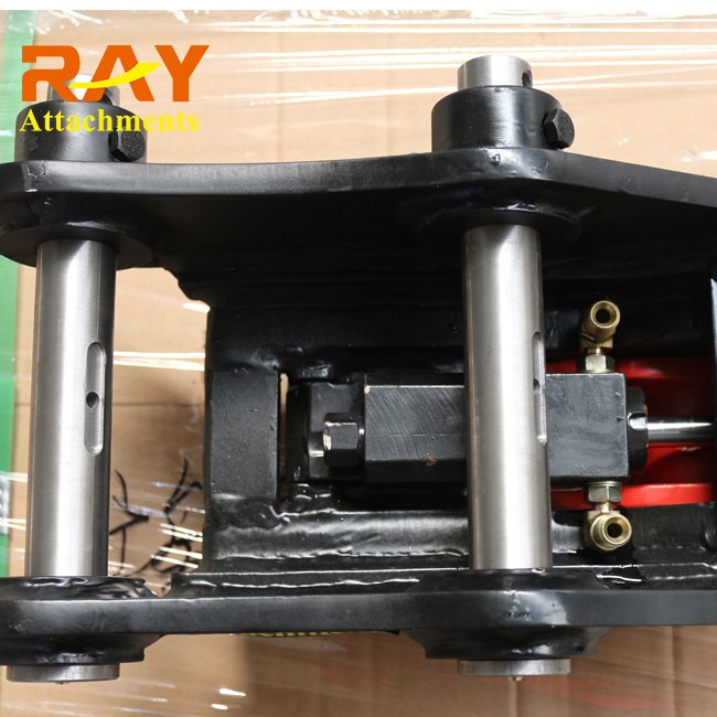 hydraulic quick release coupling for excavator attachments