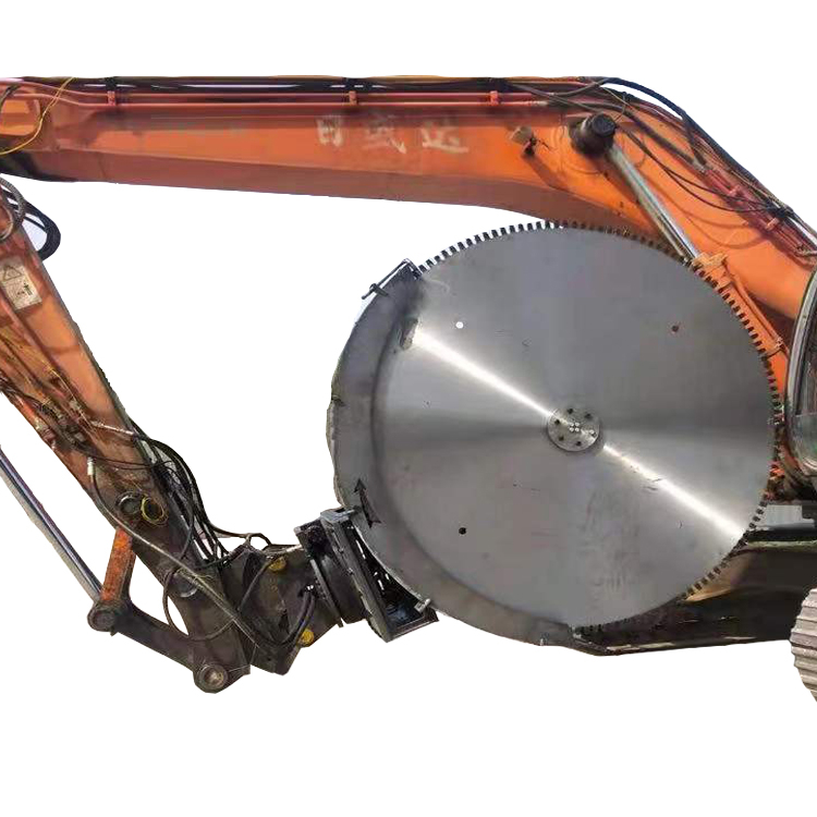Granite Saw Cutter Hydraulic Excavator Rock Saw Attachment for Cutting Rocks