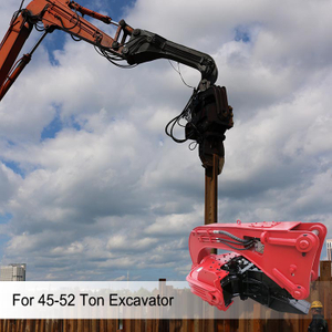 Hydraulic Vibrating Pile Driver RV-400 for 45-52 Ton Excavator