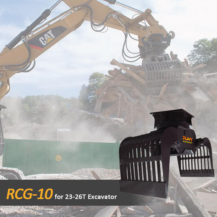 23-26 Ton Excavator Demolition Grapple RCG-10