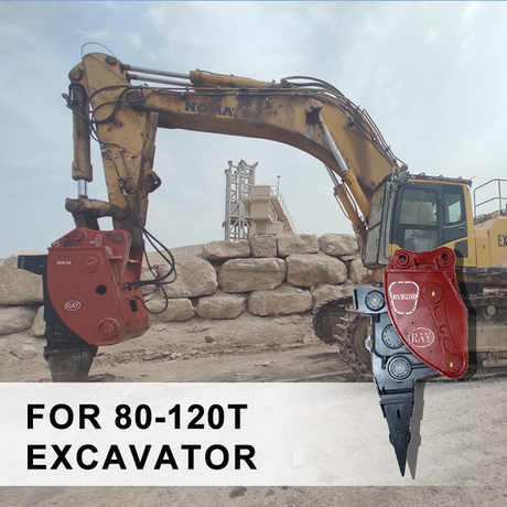 RVR-D10 Vibro Ripper for 80-120 Ton Excavator 