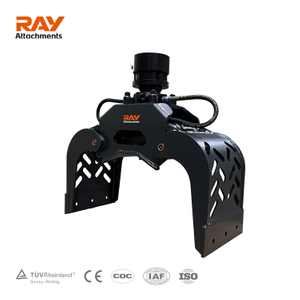 1-2.5T Excavator Sorting Grab Metal Scrap Hydraulic Stone Rotating Demolition Grapple RCG-mini