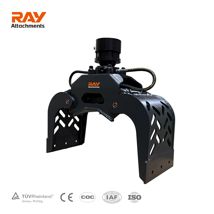 1-2.5T Excavator Sorting Grab Metal Scrap Hydraulic Stone Rotating Demolition Grapple RCG-mini