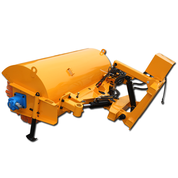 Community Power Hydraulic Snow Cleaning Machine Skid Steer Loader Snow Sweeper Rotary Broom for Snow Removal
