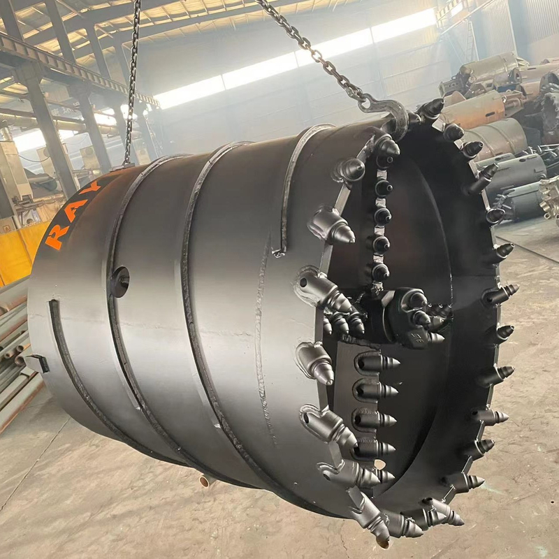 D80 Rock Tube Drill Bucket Max Depth Auger Bucket with Rock Teeth