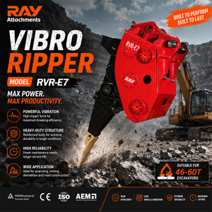RVR-E7 Vibro Ripper for 46-60 Ton Excavator 