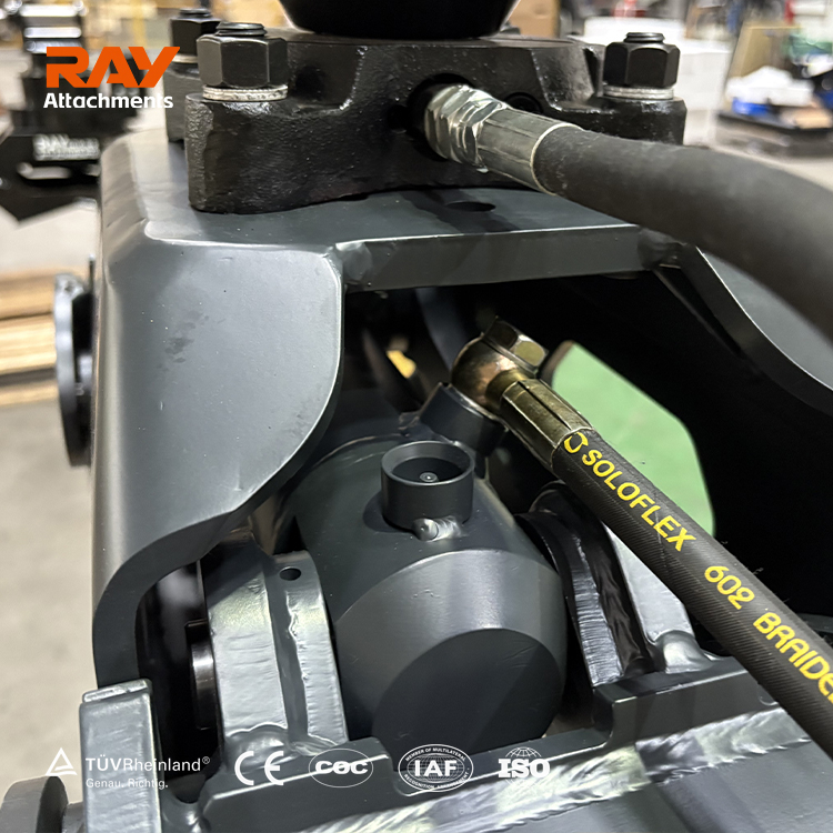 1-2.5T Excavator Sorting Grab Metal Scrap Hydraulic Stone Rotating Demolition Grapple RCG-mini