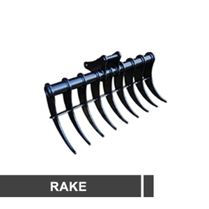 Excavator Rake