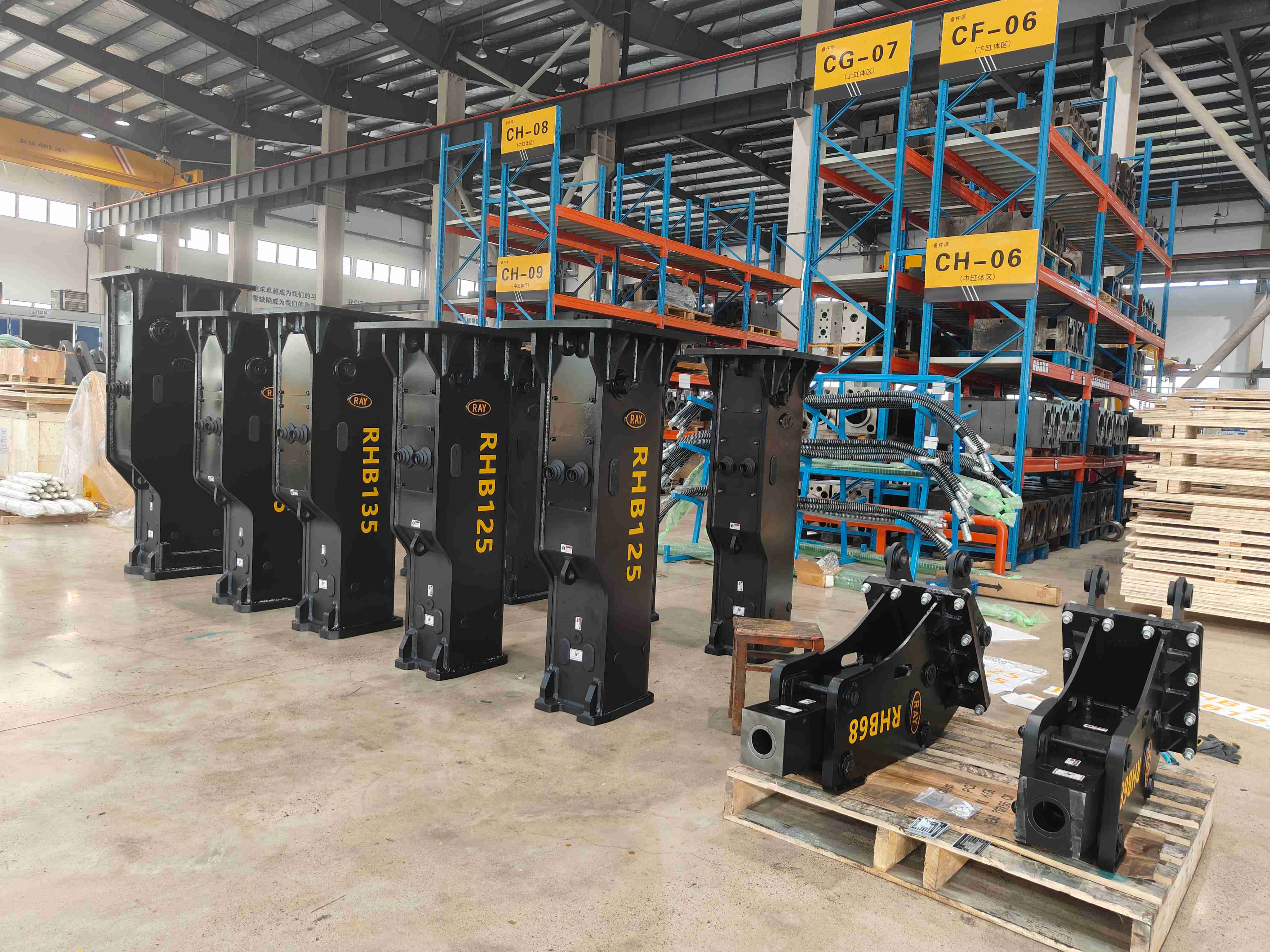Premium Hydraulic Breakers by Ray Attachments 