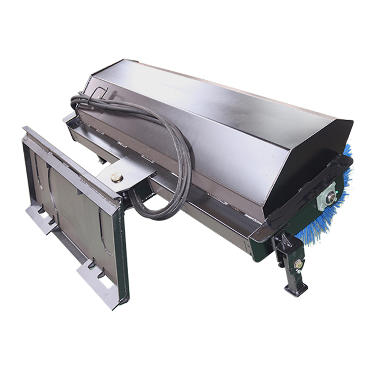 Community Power Hydraulic Snow Cleaning Machine Skid Steer Loader Snow Sweeper Rotary Broom for Snow Removal