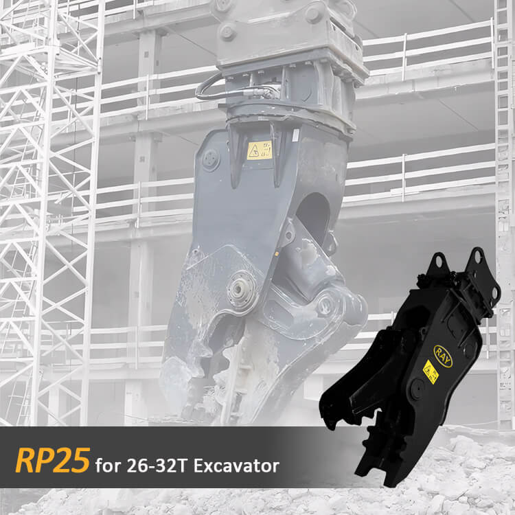 Rotation Pulverizer for Excavator RP25
