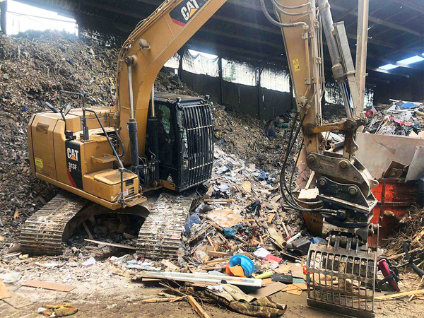 Demolition of old factory