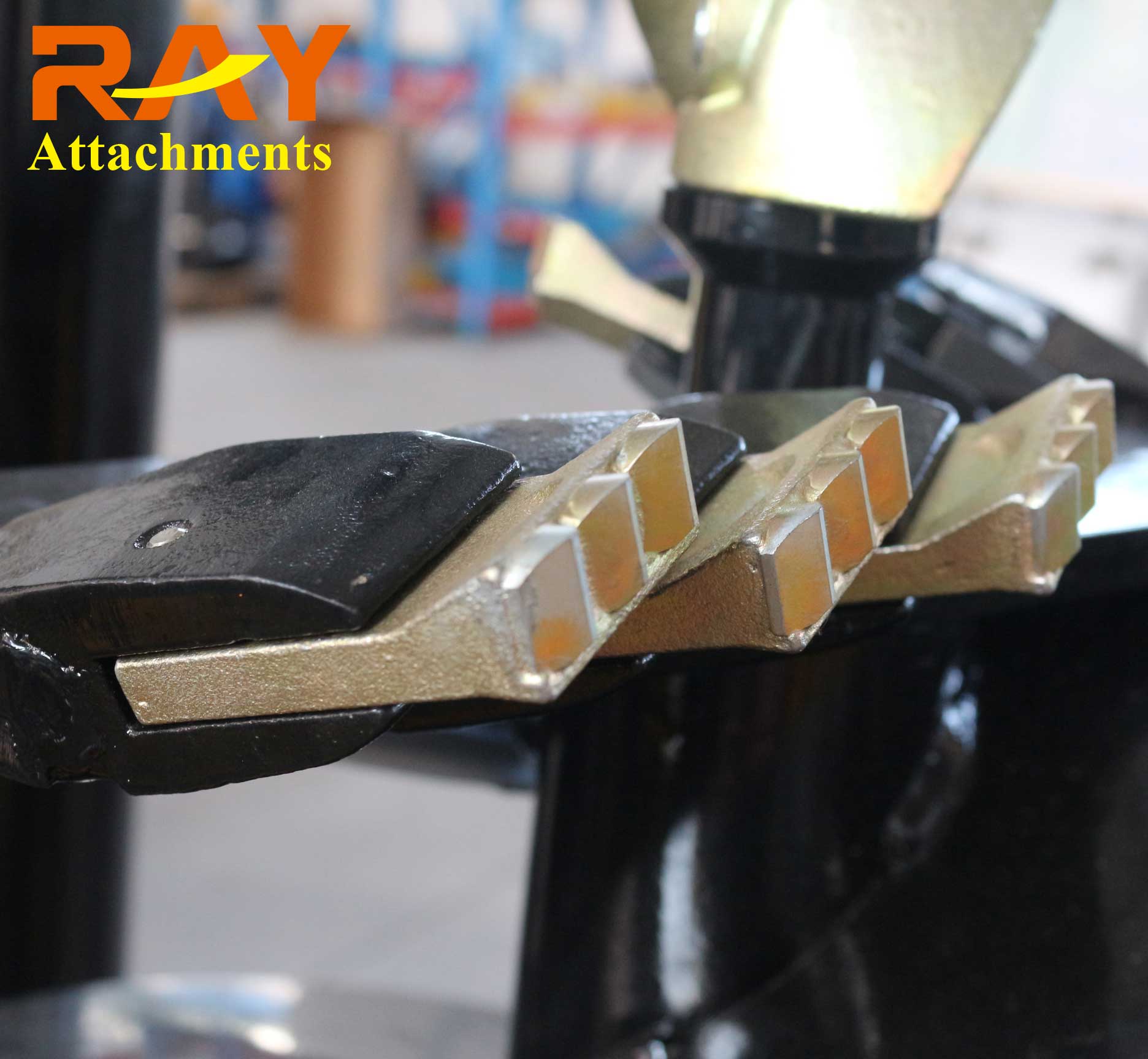 REA7000 model Earth Auger for excavator attachments