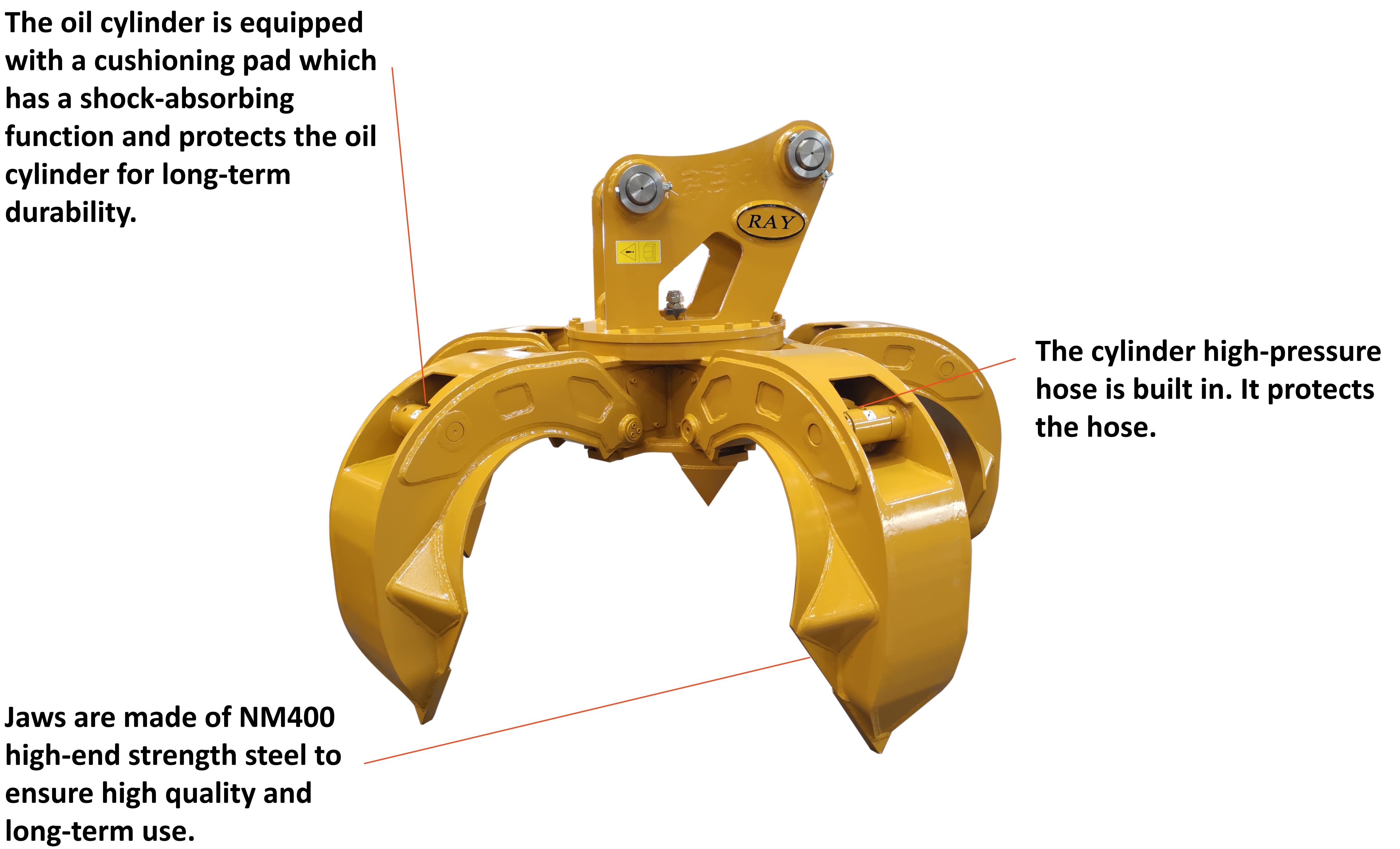 Steel Scrap Grapple Structure