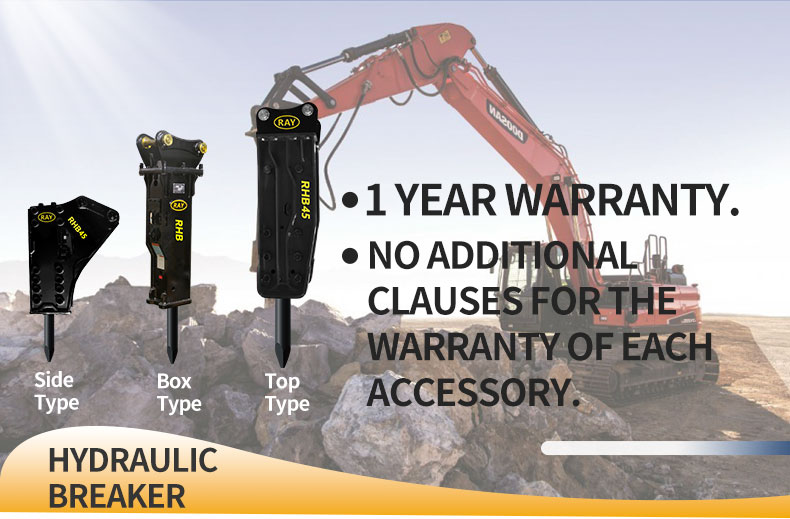 Hydraulic hammer for sale RHB125 RAY Attachments