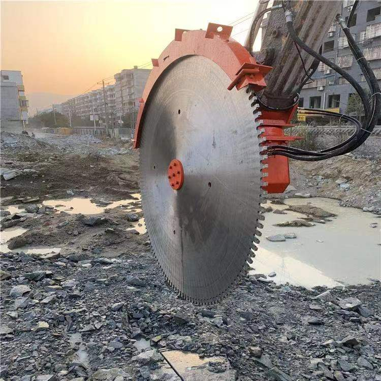Granite Saw Cutter Hydraulic Excavator Rock Saw Attachment for Cutting Rocks
