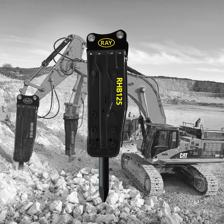 Top Type Hydraulic Breaker RHB125 for 13~18 T Excavator